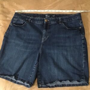 Style and Co. Dark Blue Jean Shorts